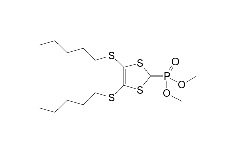 4,5-Bis(pentylsulfanyl)-2-dimethyloxyphosphoryl-2-yl-1,3-dithiole