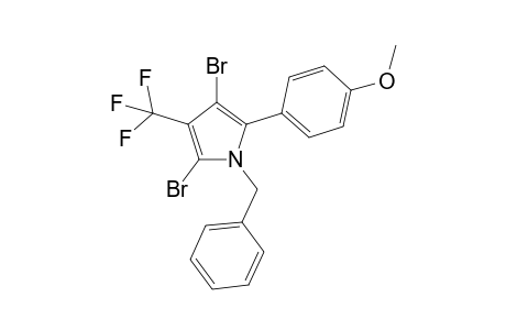 1-benzyl-2-(4-Methoxyphenyl)-4-trifluoromethyl-3,5-dibromo-pyrrole