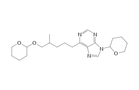 6-(4-Methyl-5-tetrahydropyran-2-yloxy-pentyl)-9-tetrahydropyran-2-yl-purine