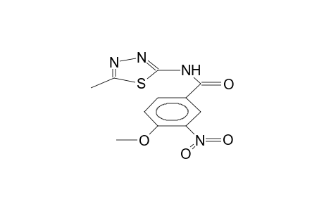 N-(5-methyl-1,3,4-thiadiazol-2-yl)-3-nitro-4-methoxybenzamide