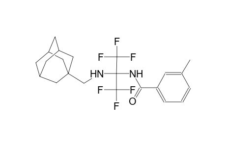 benzamide, 3-methyl-N-[2,2,2-trifluoro-1-[(tricyclo[3.3.1.1~3,7~]dec-1-ylmethyl)amino]-1-(trifluoromethyl)ethyl]-