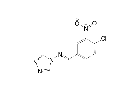 N-[(E)-(4-chloro-3-nitrophenyl)methylidene]-4H-1,2,4-triazol-4-amine