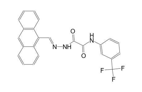 2-[(2E)-2-(9-anthrylmethylene)hydrazino]-2-oxo-N-[3-(trifluoromethyl)phenyl]acetamide