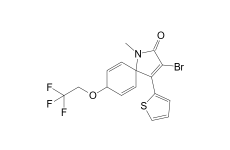 3-Bromo-1-methyl-4-(thiophen-2-yl)-8-(2,2,2-trifluoroethoxy)-1-azaspiro[4.5]deca-3,6,9-trien-2-one
