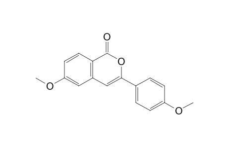 3-(4-Methoxyphenyl)-6-methoxyisocoumarin