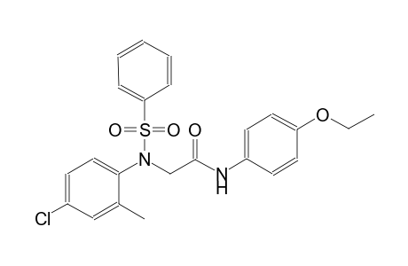 Acetamide, 2-[(4-chloro-2-methylphenyl)(phenylsulfonyl)amino]-N-(4-ethoxyphenyl)-