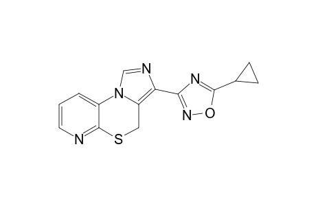 3-[5'-Cyclopropyl-1',2',4'-oxadiazol-3'-yl]-4H-imidazo[1,5-d]pyrido[2,3-b]-(1,4)-thiazine