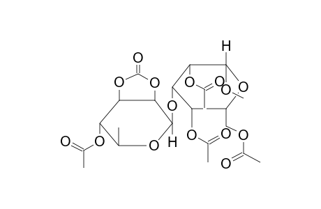 METHYL 2,4,6-TRI-O-ACETYL-3-O-(4-O-ACETYL-2,3-O-CARBONYL-BETA-L-RHAMNOPYRANOSYL)-BETA-D-TALOPYRANOSIDE