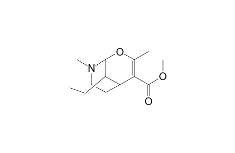 9-Ethyl-3,6-dimethyl-4-oxa-6-azabicyclo[3.3.1]non-2-ene-2-carboxylic acid methyl ester