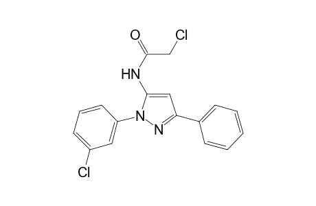 5-(2-Chloroacetylamino)-1-(3-chlorophenyl)-3-phenylpyrazole