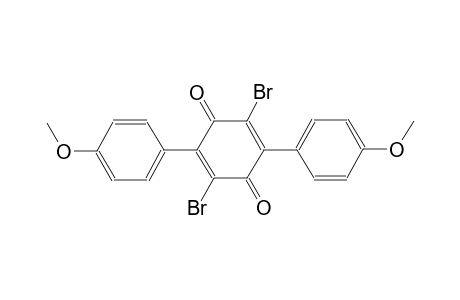 2,5-dibromo-3,6-bis(4-methoxyphenyl)benzo-1,4-quinone