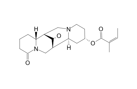 CRYPTANTHINE;8-ALPHA-HYDROXYLUPANINE-13-ALPHA-O-ANGELATE;(Z)-2-METHYL-2-BUTENOIC-ACID-[2S-(2-ALPHA,7-BETA,7A-BETA,14-BETA,14A-ALPHA)]-DODECAHYDRO-1