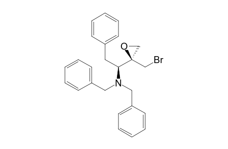 (1S)-1-[(2S)-2-(bromomethyl)-2-oxiranyl]-2-phenyl-N,N-bis(phenylmethyl)ethanamine