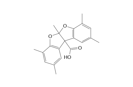 5a-10b-DIHYDRO-2,4,5a,7,9-PENTAMETHYLBENZOFURO[2,3-b]BENZOFURAN-10b-CARBOXYLIC ACID