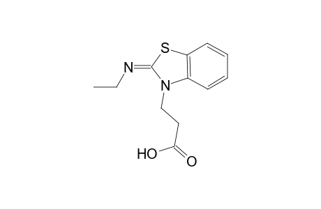 2-(N-ethyl-N-(2-carboxyethyl)amino)benzothiazoline