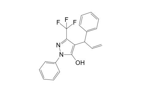 5-Hydroxy-1-phenyl-4-(1-phenyl-2-propenyl)-3-triifluoromethylpyrazole
