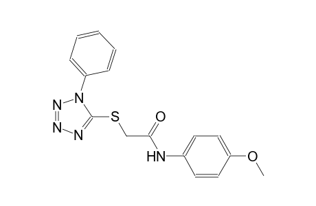 N-(4-methoxyphenyl)-2-[(1-phenyl-1H-tetraazol-5-yl)sulfanyl]acetamide