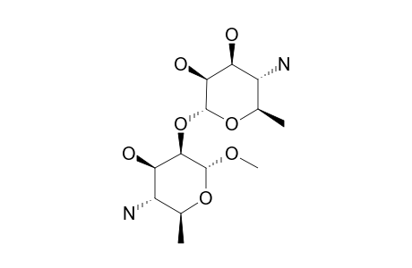 2-O-(ALPHA-D-4-AMINO-6-DEOXY-MANNOPYRANOSYL)-ALPHA-D-1-ALPHA-METHOXY-4-AMINO-6-DEOXY-MANNOPYRANOSIDE