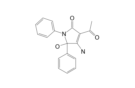 3-ACETYL-4-AMINO-5-HYDROXY-1,5-DIPHENYLPYRROL-2(5H)-ONE