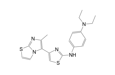 1,4-benzenediamine, N~1~,N~1~-diethyl-N~4~-[4-(6-methylimidazo[2,1-b]thiazol-5-yl)-2-thiazolyl]-
