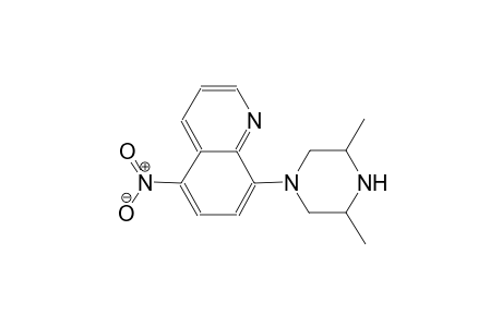 quinoline, 8-(3,5-dimethyl-1-piperazinyl)-5-nitro-