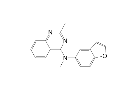 2-Methyl-4-(N-benzofuran-5-yl-N-methyl-amino)-quinazoline