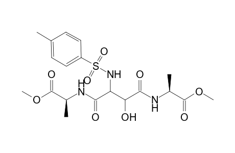 N,N-Bis[(S)-1-methoxycarbonylethyl]-(2S,3S)-3-hydroxy-2-(tosylamino)succinic diamide