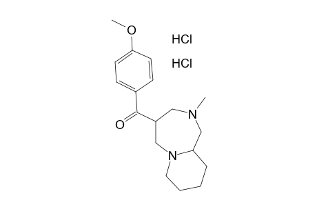 1,2,3,4,5,7,8,9,10,10a-DECAHYDRO-2-METHYLPYRIDO[1,2-a][1,4]DIAZEPIN-4-YL p-METHOXYPHENYL KETONE, DIHYDROCHLORIDE