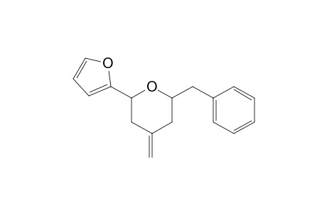 4-Methylene-6-furyl-2-benzyltetrahydropyran