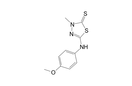 5-(4-Methoxy-phenylamino)-3-methyl-3H-[1,3,4]thiadiazole-2-thione