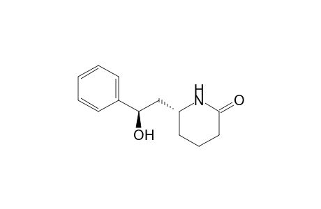 (6R)-6-[(2R)-2'-Hydroxy-2'-phenylethyl]-piperidin-2-one