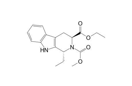 O3-ethyl O2-methyl (1R,3S)-1-ethyl-1,3,4,9-tetrahydropyrido[3,4-b]indole-2,3-dicarboxylate
