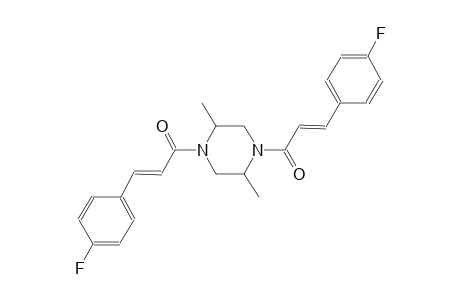1,4-bis[(2E)-3-(4-fluorophenyl)-2-propenoyl]-2,5-dimethylpiperazine
