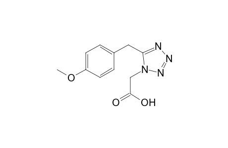 [5-(4-Methoxybenzyl)-1H-tetraazol-1-yl]acetic acid