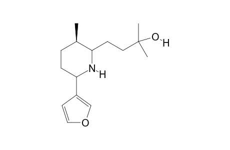 4-[(3R)-6-furan-3-yl-3-methylpiperidin-2-yl]-2-methylbutan-2-ol