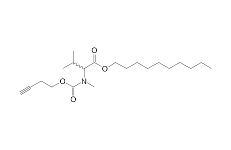 dl-Valine, N-methyl-N-(but-3-yn-1-yloxycarbonyl)-, decyl ester