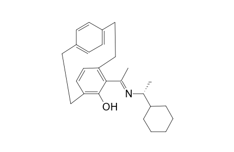 (Rp,R)-5-(1'-Cyclohexylethyliminoethyl)-4-hydroxy[2.2]paracyclophane