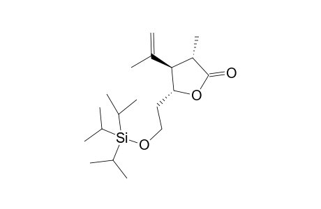 (S*,R*,R*)-2-Methyl-3-(methethenyl)-4-[2-[[tris(methylethyl)silyl]oxyethyl]]dihydrofuran-2-one