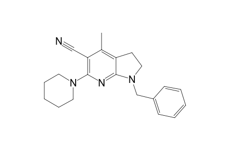 6-Piperidine-1-benzyl-4-methyl-5-cyano-7-azaindoline