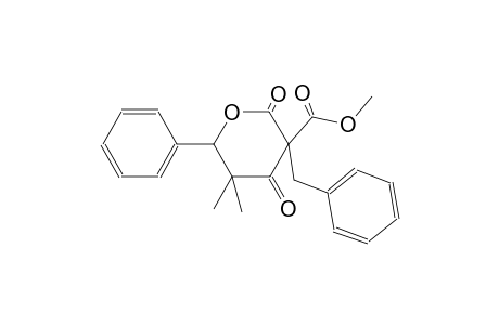 methyl 3-benzyl-5,5-dimethyl-2,4-dioxo-6-phenyltetrahydro-2H-pyran-3-carboxylate