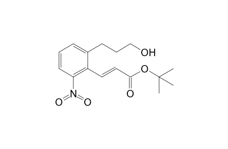 (E)-tert-Butyl 3-(2-(3-hydroxypropyl)-6-methyl-4-nitrophenyl)acrylate