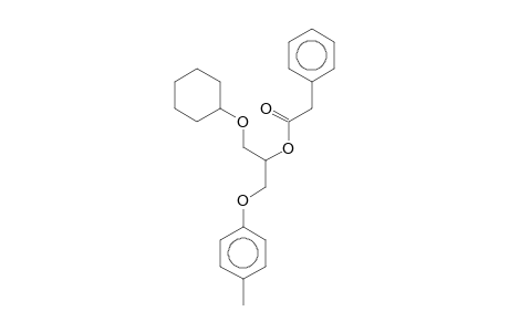 1-Tolyloxy-2-phenylacetyl-3-cyclohexyloxypropan