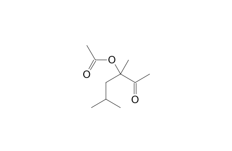 3,5-Dimethyl-2-oxohexan-3-yl acetate