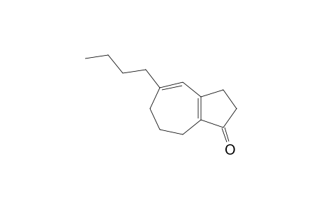 3,6,7,8-Tetrahydro-5-butyl-2H-azulen-1(2H)-one