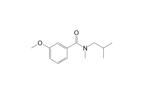 Benzamide, 3-methoxy-N-methyl-N-isobutyl-