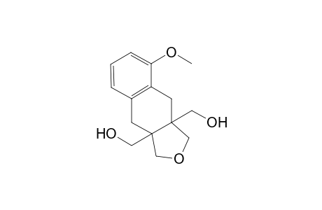 trans-1,6-bis(Hydroxymethyl)-[3,4-(-1'-methoxy)benzo]-8-oxabicyclo[4.3.0]nonane