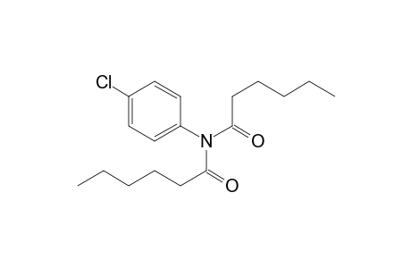 N-(4-Chlorophenyl)-N-hexanoylhexanamide