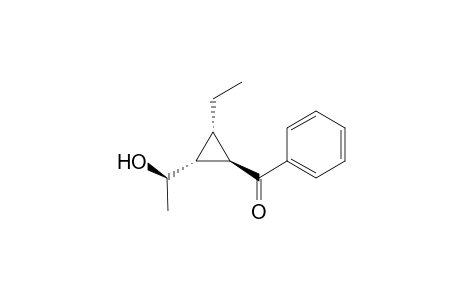 (1R*,2R*,3S*,1'R*) 2-(1-Hydroxyethyl)-3-ethylcyclopropyl-1-phenyl Ketone