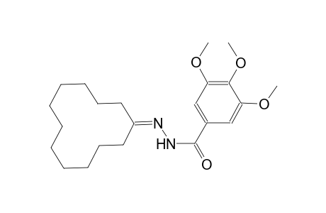 N'-cyclododecylidene-3,4,5-trimethoxybenzohydrazide
