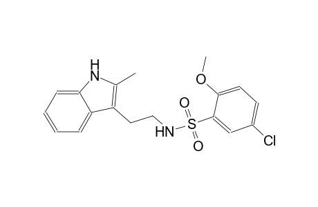 5-Chloro-2-methoxy-N-[2-(2-methyl-1H-indol-3-yl)ethyl]benzenesulfonamide